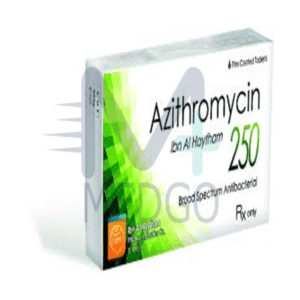 ازيترومايسين 250 ملغ حب