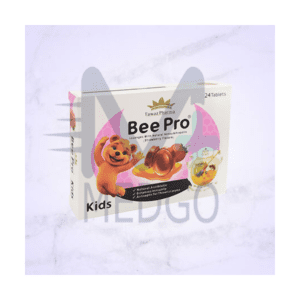  بيبرو اطفال أقراص مص بالعكبر والعسل فراولة