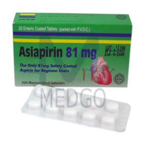 أسيابيرين 81 ملغ – 20 حبة
