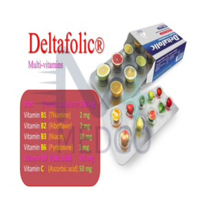 دلتا فوليك  مع فيتامين ث - 50 كبسولة