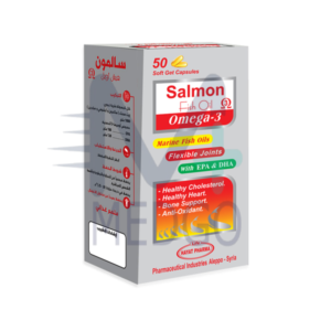 زيت سمك السلمون أوميغا 3 - 30 كبسولة