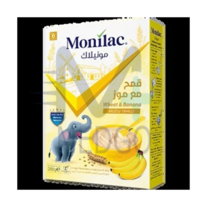 غذاء أطفال مونيلاك بالقمح و الموز